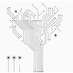 科技树底纹图案