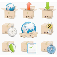 时尚简约打包盒