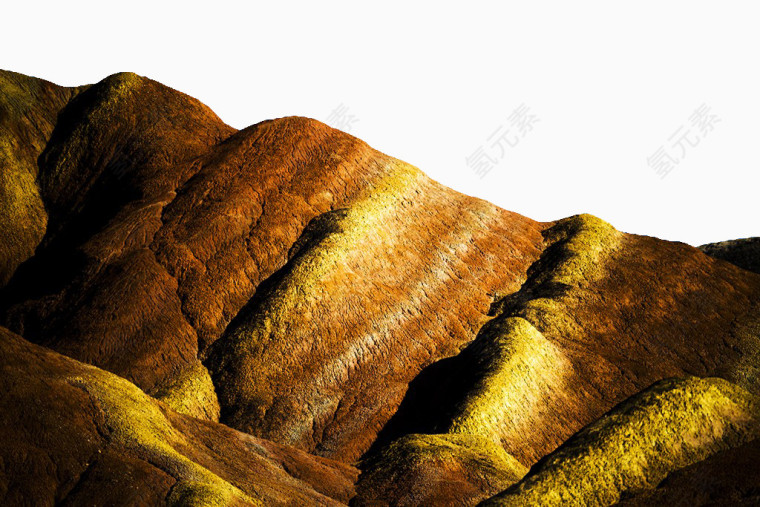 张掖丹霞地貌素材图