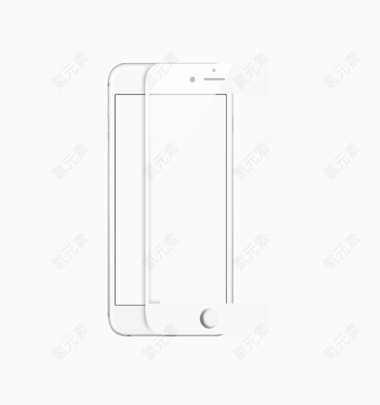 苹果手机 模型钢化膜素材