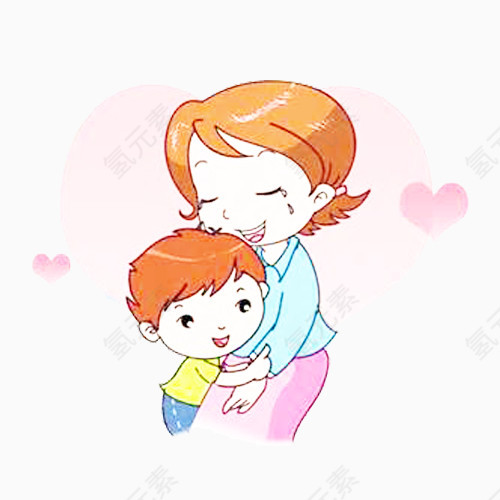 妈妈拥抱宝宝图片素材