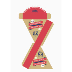 包装盒展开图结构图