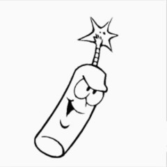 美丽的礼花鞭炮