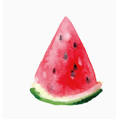 矢量一瓣西瓜