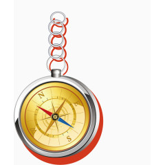 矢量手绘指南针