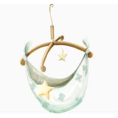 晾着毛巾的衣架