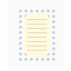 矢量卡通日记本边框素材