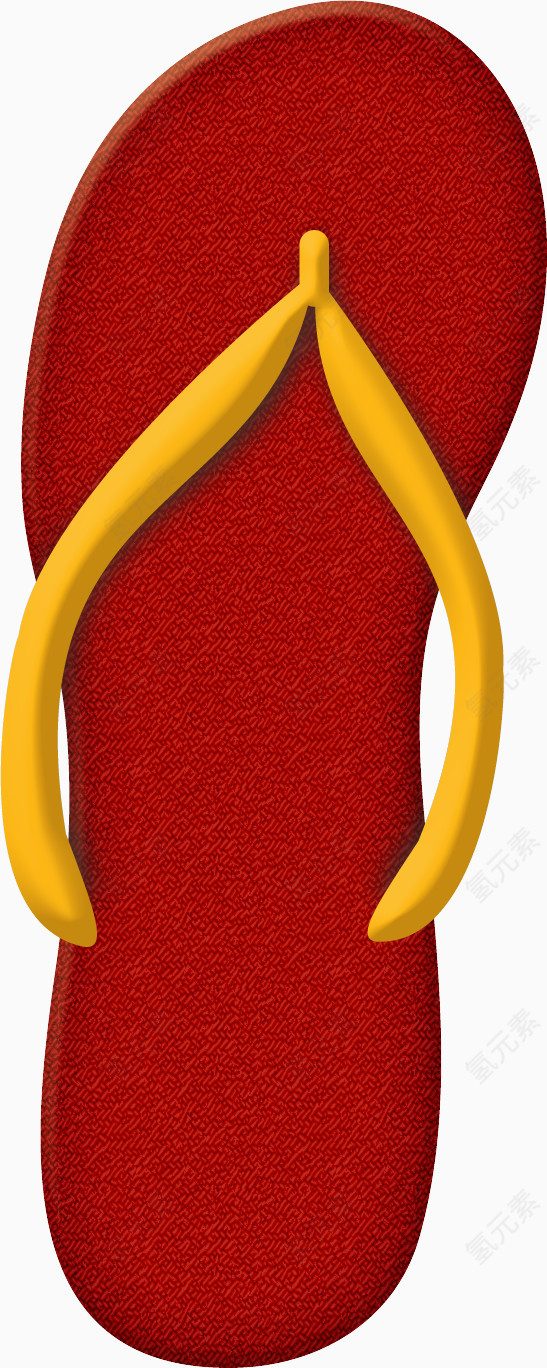 红色拖鞋图片