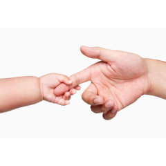 婴儿和成人手拉手摄影