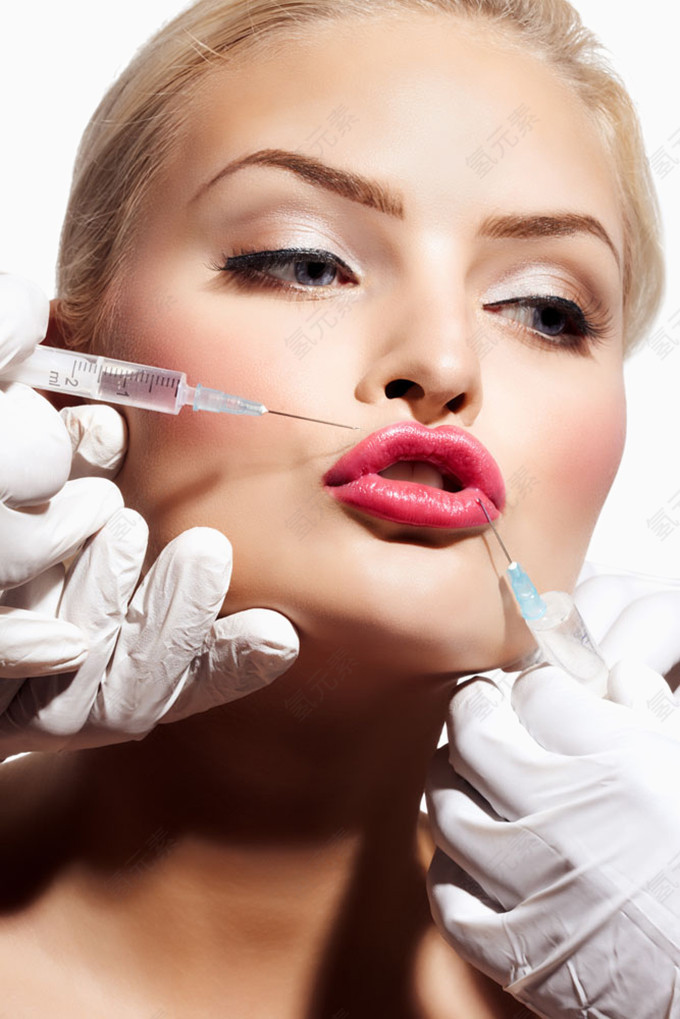 打美容针的性感美女