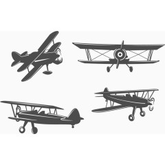 矢量滑翔机剪影