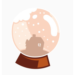 矢量圣诞水晶球