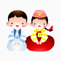 少数民族夫妇