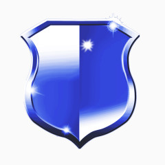 蓝色现代海报装饰