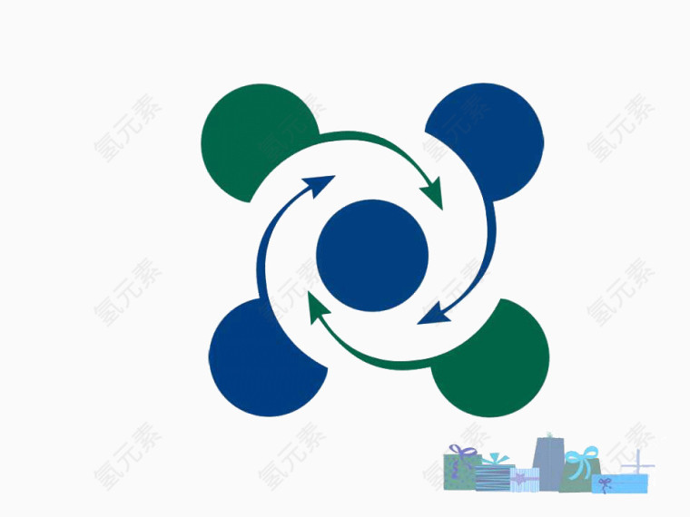 礼物盒子PPT背景