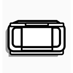 业务复印机办公室纸打印打印机打印输出单色图标