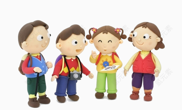 四个小学生