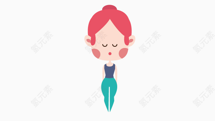 健身女生