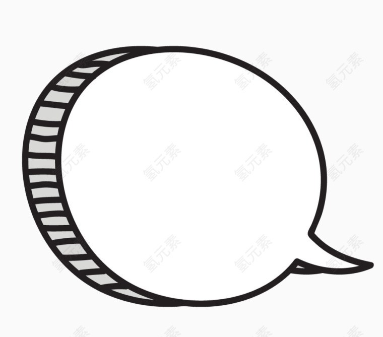 手绘漫画对话框