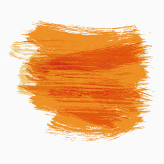 矢量橘黄色水彩装饰图案