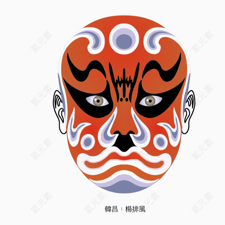 脸谱素材