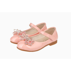 女童皮鞋单鞋子高跟鞋