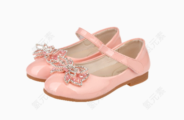 女童皮鞋单鞋子高跟鞋