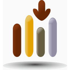 彩色条形PPT素材