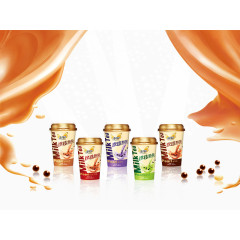 香飘飘珍珠奶茶红豆味