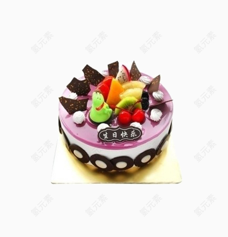 巧克力水果蛋糕