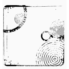 矢量复古涂鸦边框