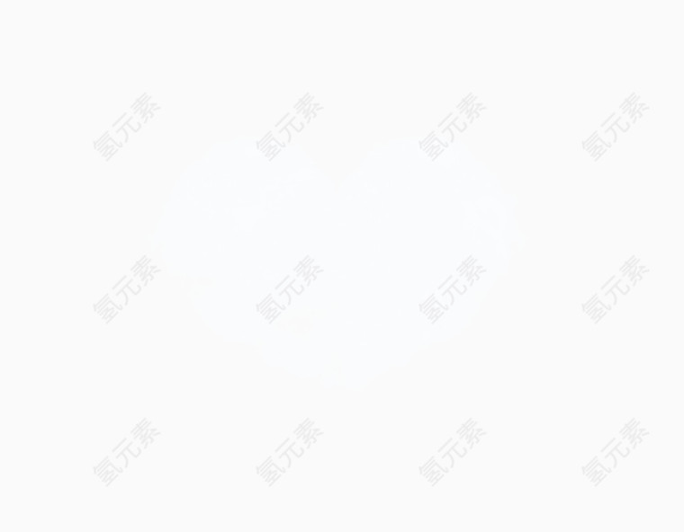 心型云彩素材