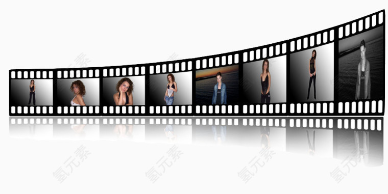 一串电影胶卷