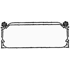 简约复古残破边框