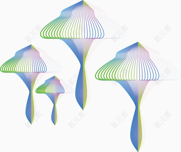 矢量小清新香菇难受