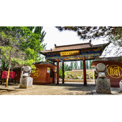 银川西夏王陵大门