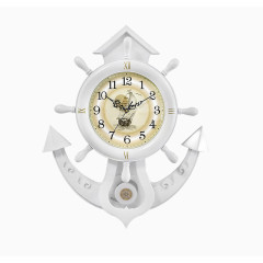 白色挂钟
