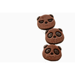 表情小熊猫饼干