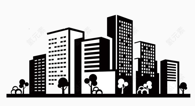 建筑城市图标