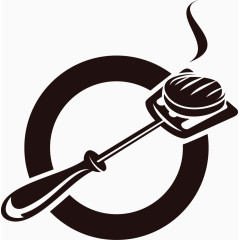 卡通手绘火锅铲子