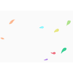 彩色的漂浮色块