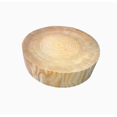圆柱形树墩子木质菜板台