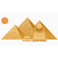 埃及金字塔狮身人面像