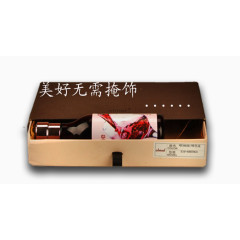 木盒红酒瓶