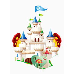 唯美精美卡通可爱城堡