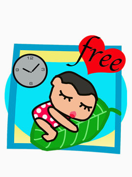 按时睡觉的孩子