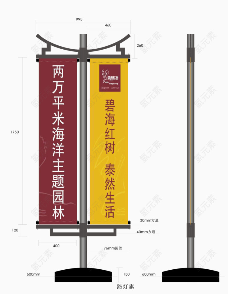 总平面指示牌