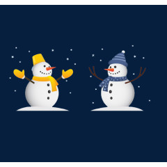 雪人矢量图