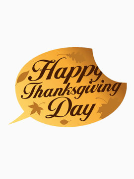 感恩节快乐对话框