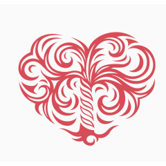 红心婚礼邀请函